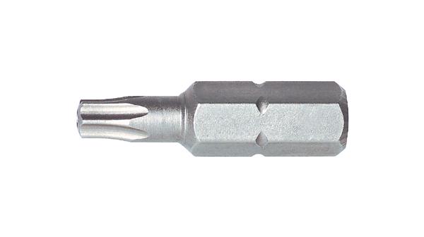 Wiha Bit standard 25 mm TORX® Tamper Resistant (with bore) 1/4” C6,3 T8H (03117)