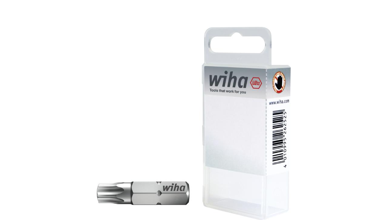 Wiha Bit set standard 25 mm TORX® (T15) with 2 parts, 1/4 in box (08422)