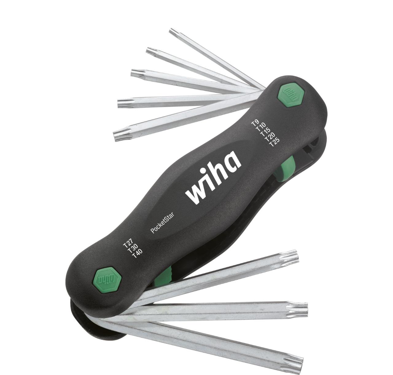 Wiha Multitool PocketStar TORX®, 8 parts. SB version with suspension with euro hole (23049)