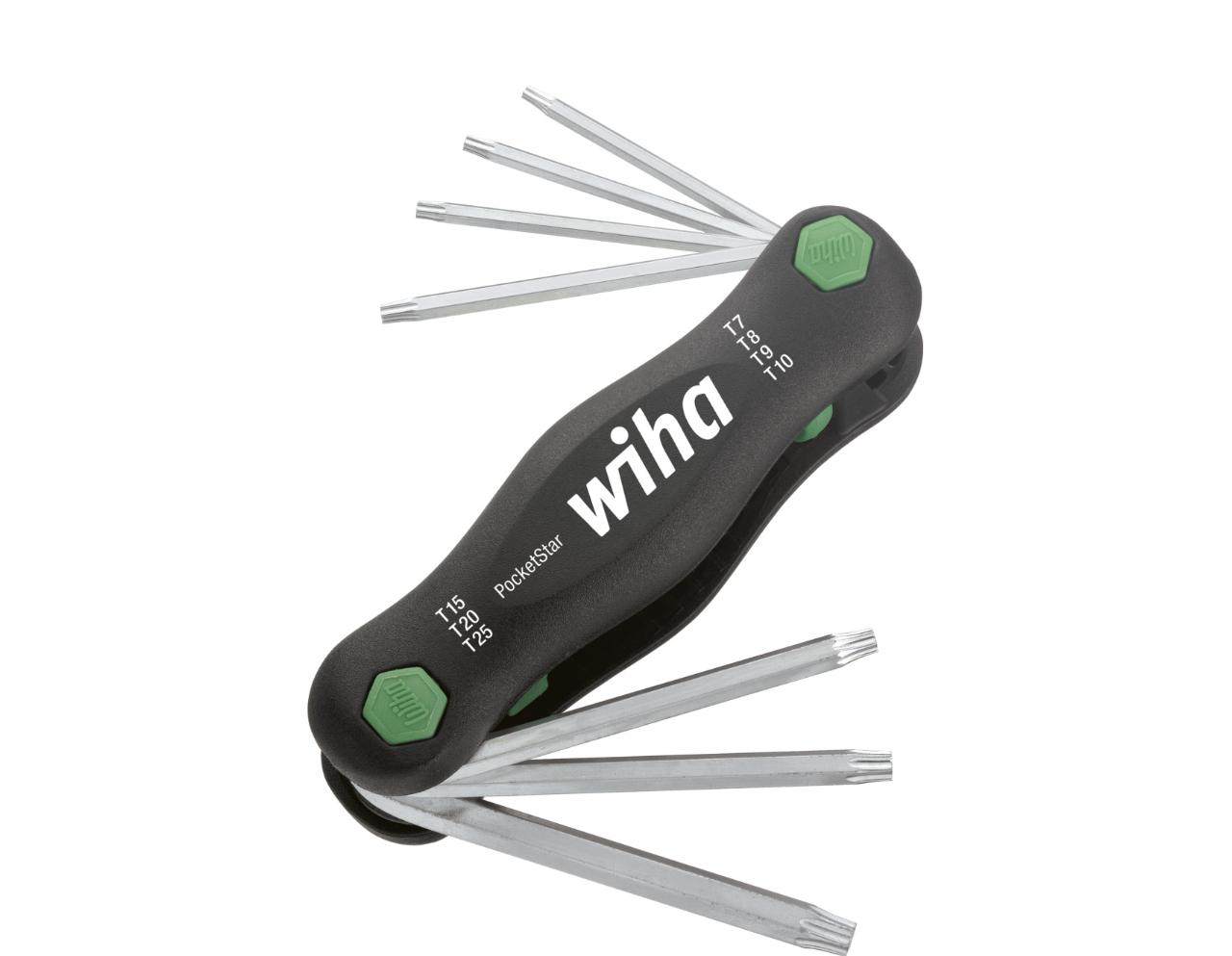 Wiha Multitool PocketStar TORX®, 7 parts. SB version with suspension with euro hole (23053)