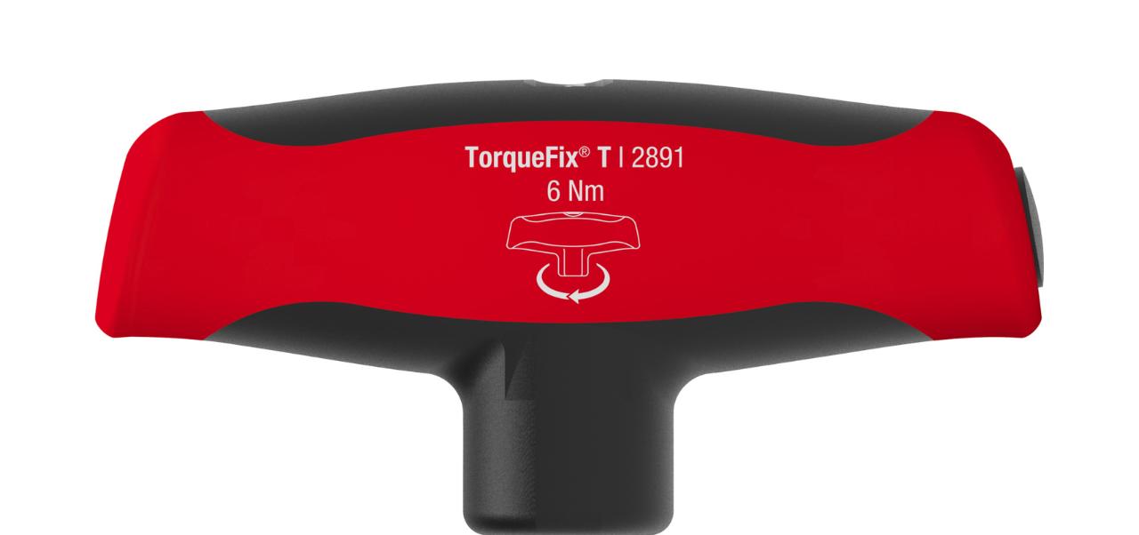 Wiha Torque screwdriver with cross handle TorqueFix® T fixed preset torque limitation 12.5 Nm (29236)