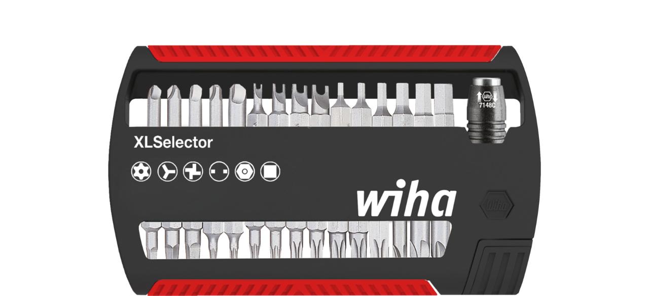 Wiha Bit set XLSelector Security standard 25 mm mixed, with 32 parts, 1/4 C6,3 (29416)