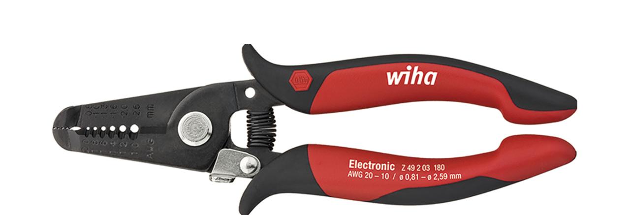 Wiha Stripping pliers Electronic Stripping pliers 0.8-2.6 mm² 165 mm, 6 1/2 (33471)