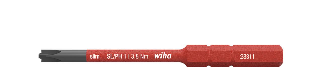 Wiha Bit slimBit electric PlusMinus/Phillips SL/PH1 x 75 mm (34587)