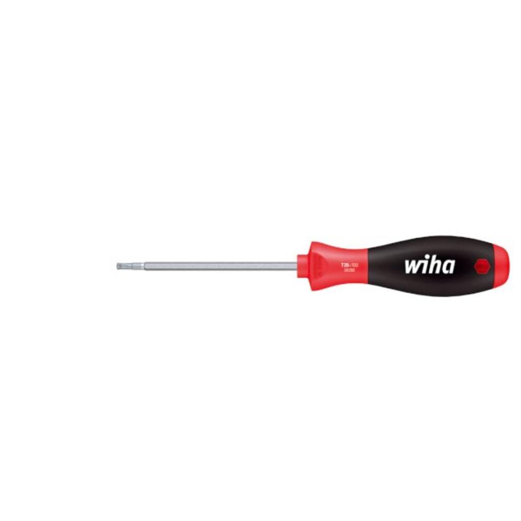 Wiha Screwdriver SoftFinish TORX® ball head with 6 parts. T25 x 100 mm (32254)