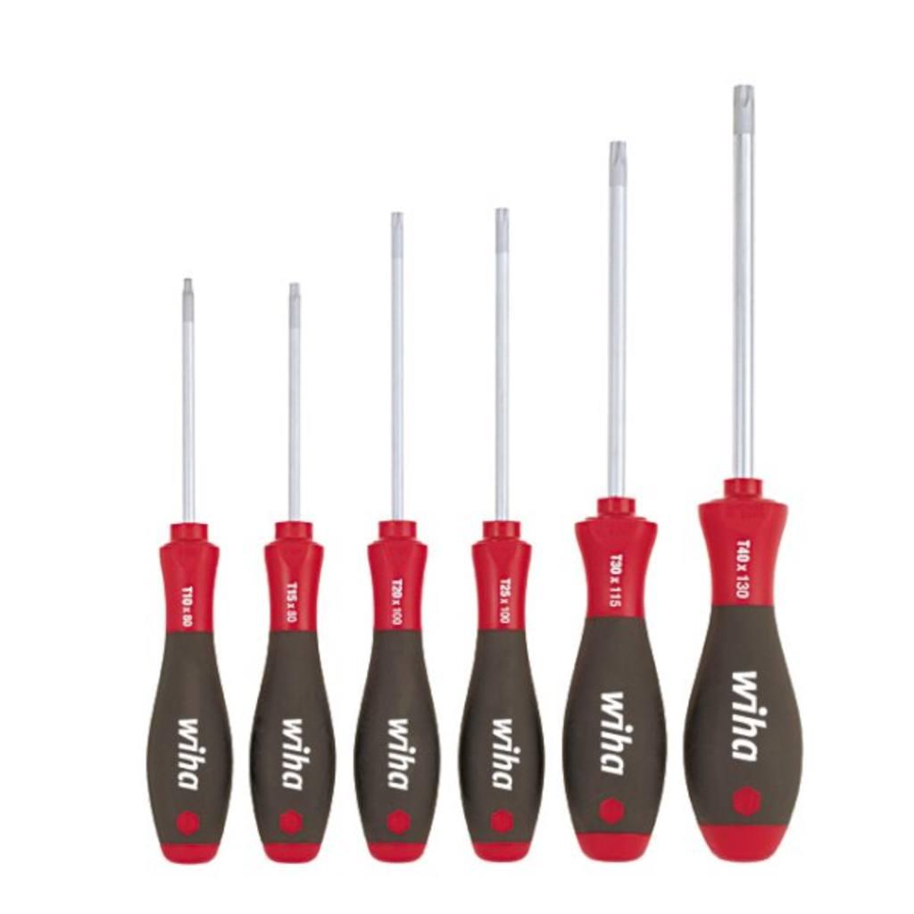 Wiha Screwdriver set SoftFinish TORX® with 6 parts. (07155)