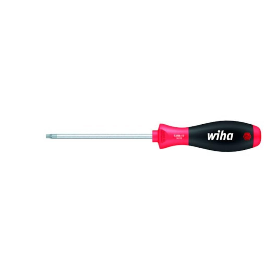 Wiha Screwdriver SoftFinish TORX® Tamper Resistant (with bore) with round blade T8H x 60 mm (03107)