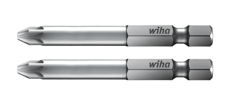 Wiha Bit Set Professional 70 mm Pozidriv (PZ1) with 2 parts, 1/4 E6.3 in box (38709)