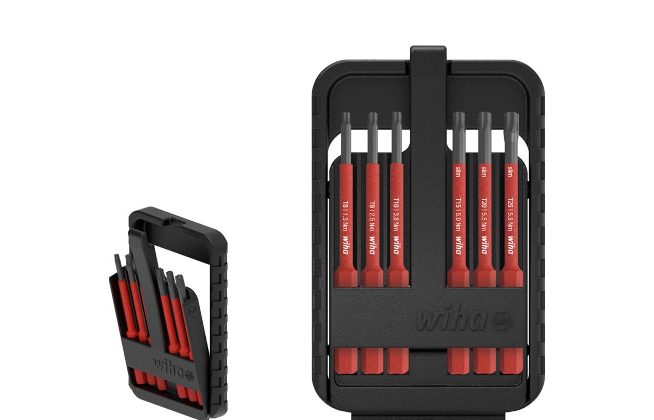 Wiha Bit set slimBit electric TORX®, with 7 parts incl. slimBit box (43153)