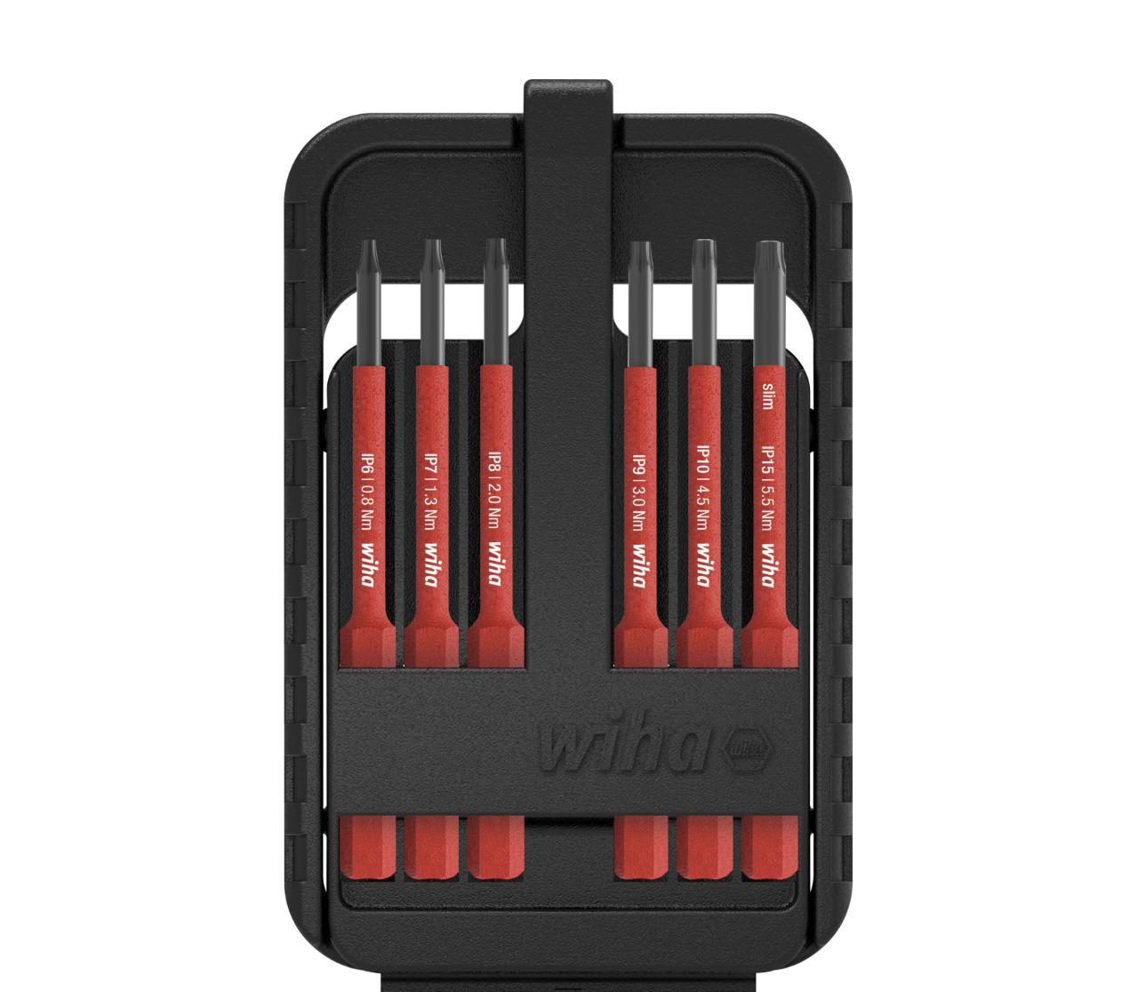 Wiha Bit set slimBit electric TORX PLUS® with 7 parts incl. slimBit box (43155)