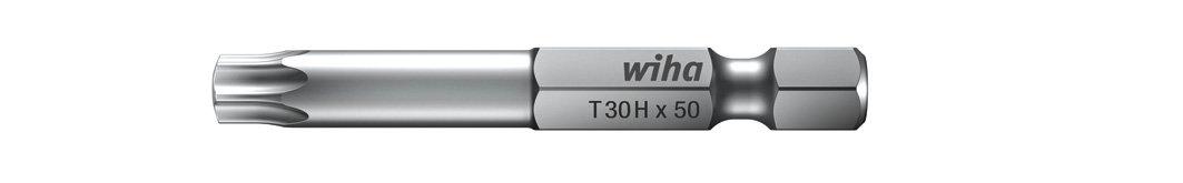 Wiha Bit Professional TORX® Tamper Resistant (with bore) 1/4” E6,3 T8H (21047)