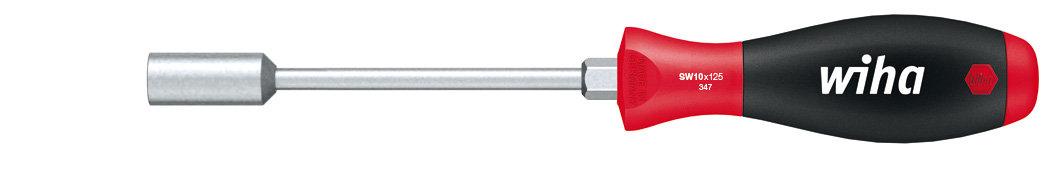 Wiha Screwdriver SoftFinish Hex socket wrench, inch design with round blade and hexagonal shank 4.8 mm x 3/16 x 125 mm (02836)