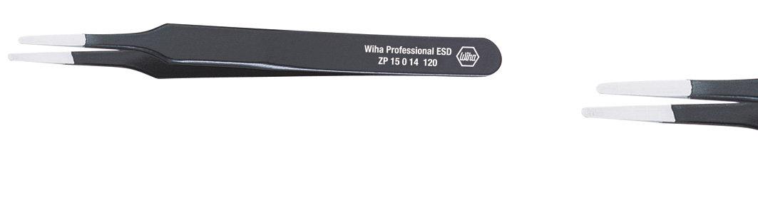 Wiha Precision tweezers Professional ESD Type 2a 120 mm (32329)