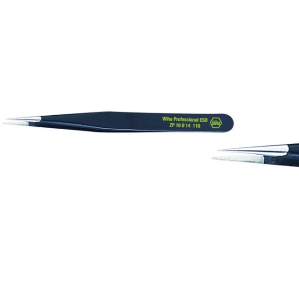 Wiha Precision tweezers Professional ESD Type 3c 110 mm (32346)