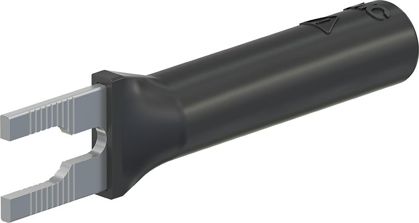 4 mm adapter black