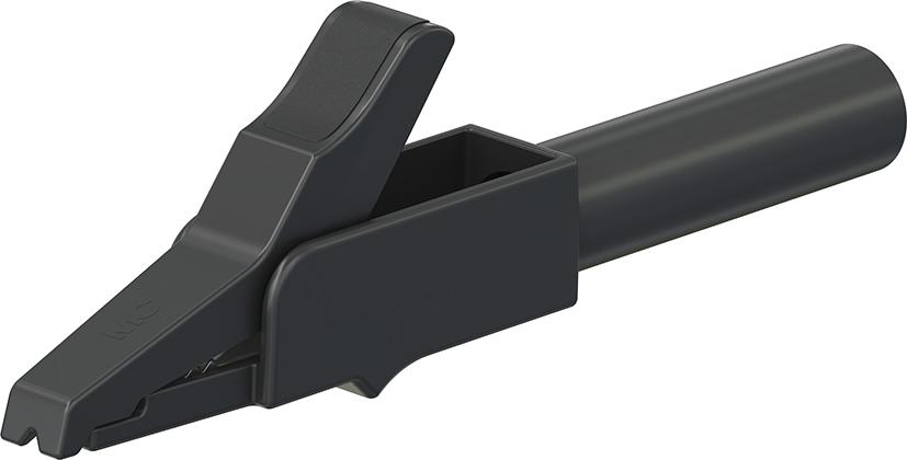 4 mm safety clip black