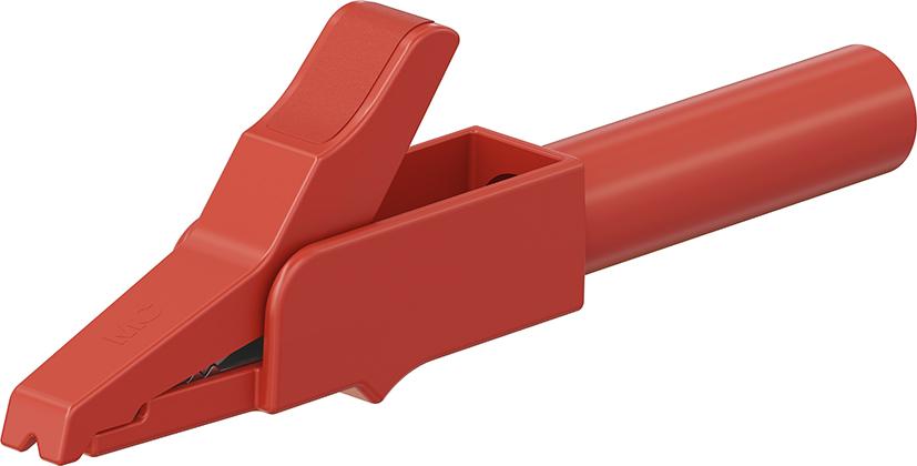 4 mm safety clip red