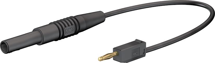 Adapter lead 15 cm black