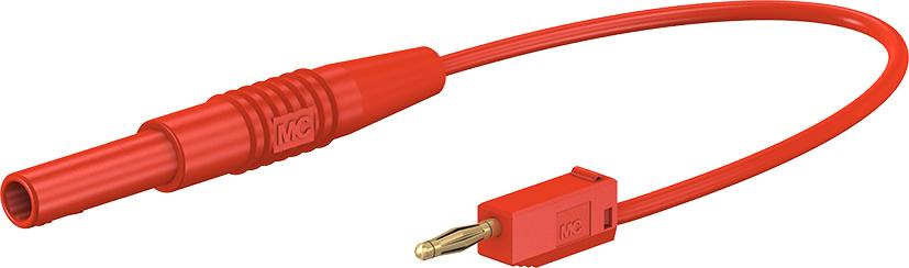 Adapter lead 15 cm red