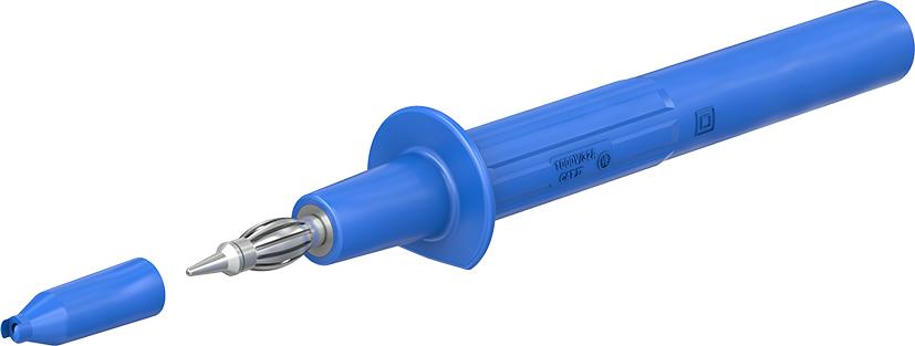 4 mm safety test probe blue