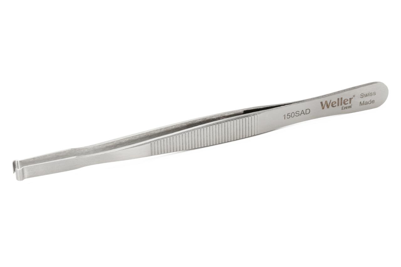 SMD tweezers with round tips, dia. 1.5 – 3 mm/.059 –.118 Inch