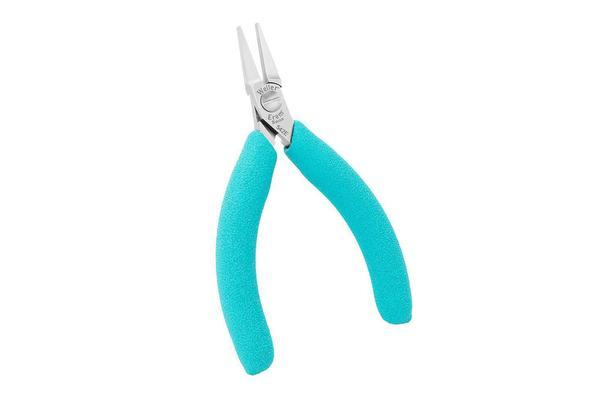 Flat nose pliers with smooth jaws and precision-machined edges.