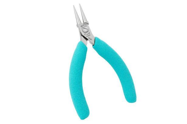 Round nose pliers with very precise, smooth jaws.
