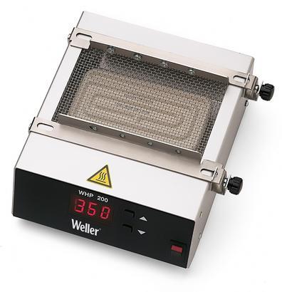 Preheating plate 200 W, 230 V, 120 x 60 mm with easy fix board holder