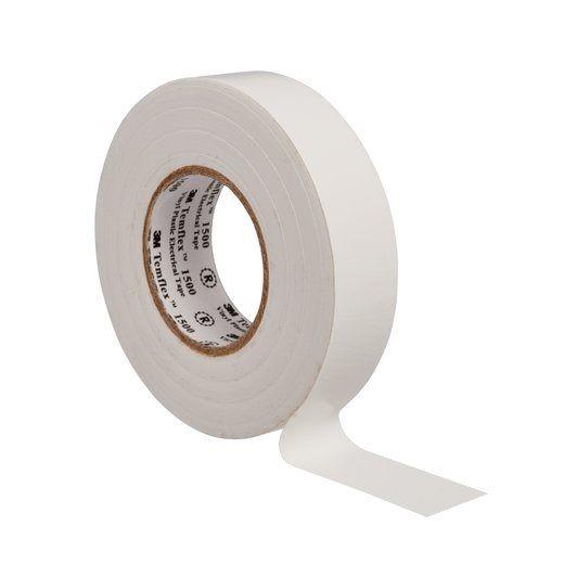 Insulating tape PVC white 19mmx20m