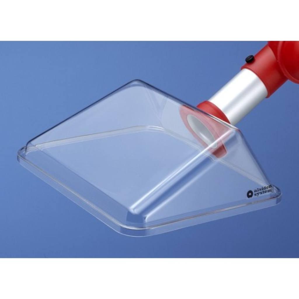 Suction screen 50mm square, red