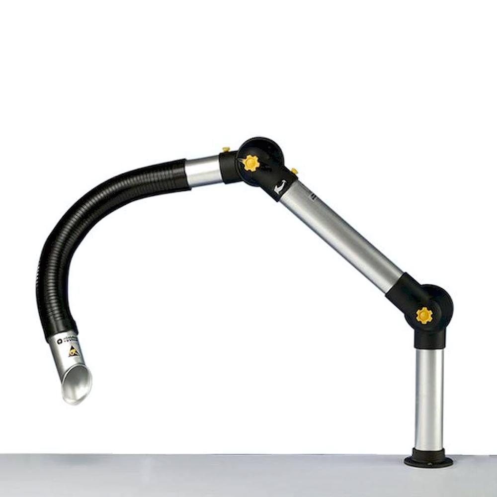 Suction arm 50mm for table; 900mm 2 leds; sort ESD