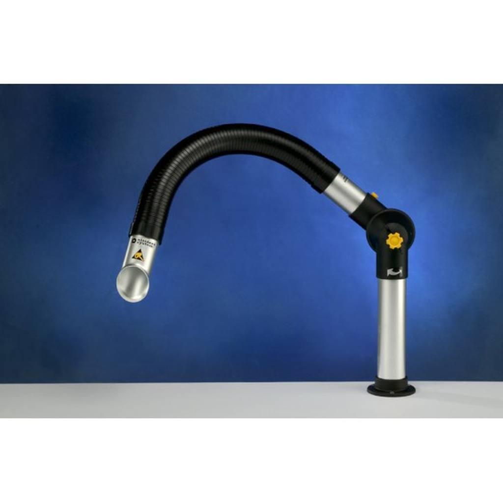 Suction arm ESD 50mm t / 700mm table 1 joint black Flexible