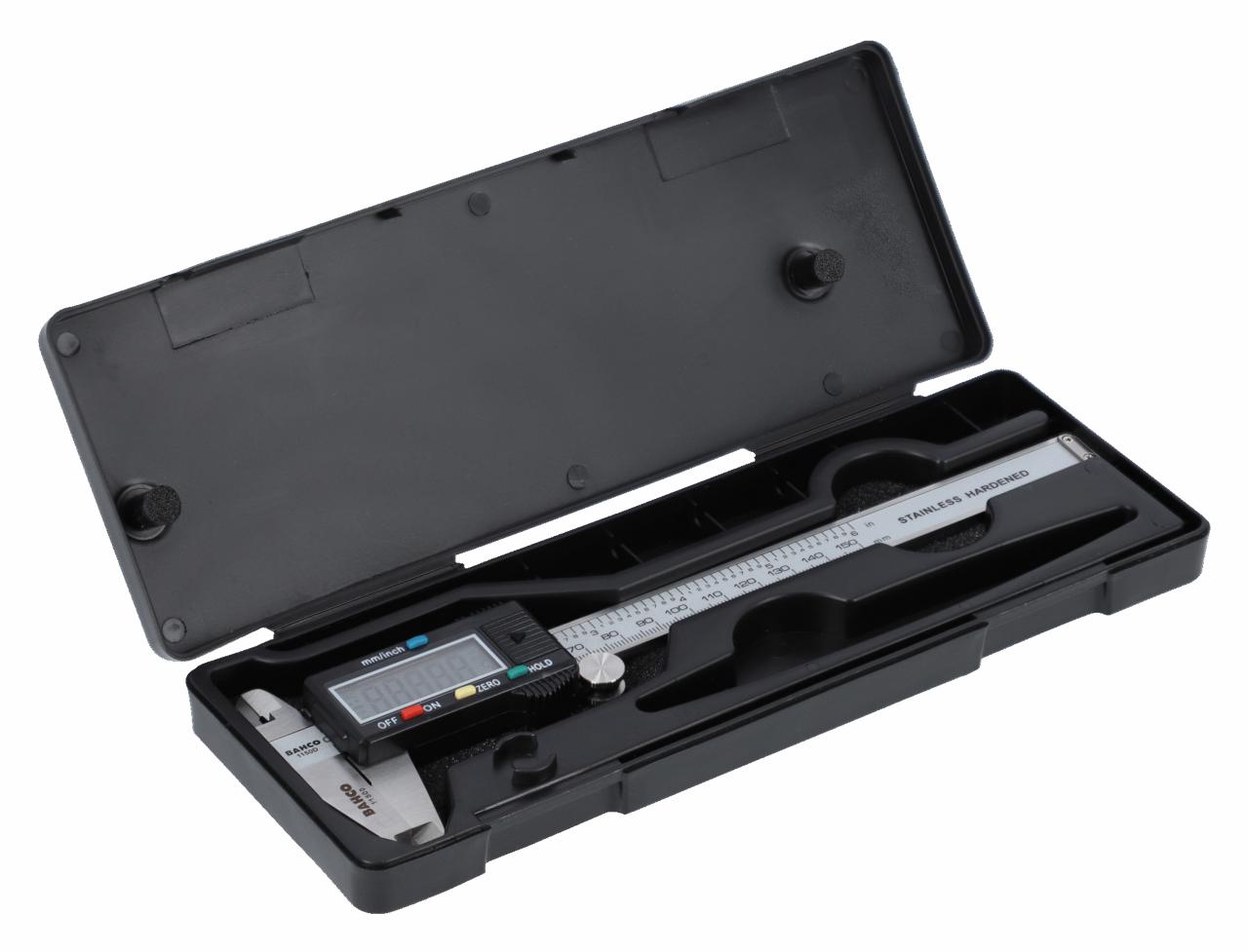 Digital caliper for precision measurement with LCD display