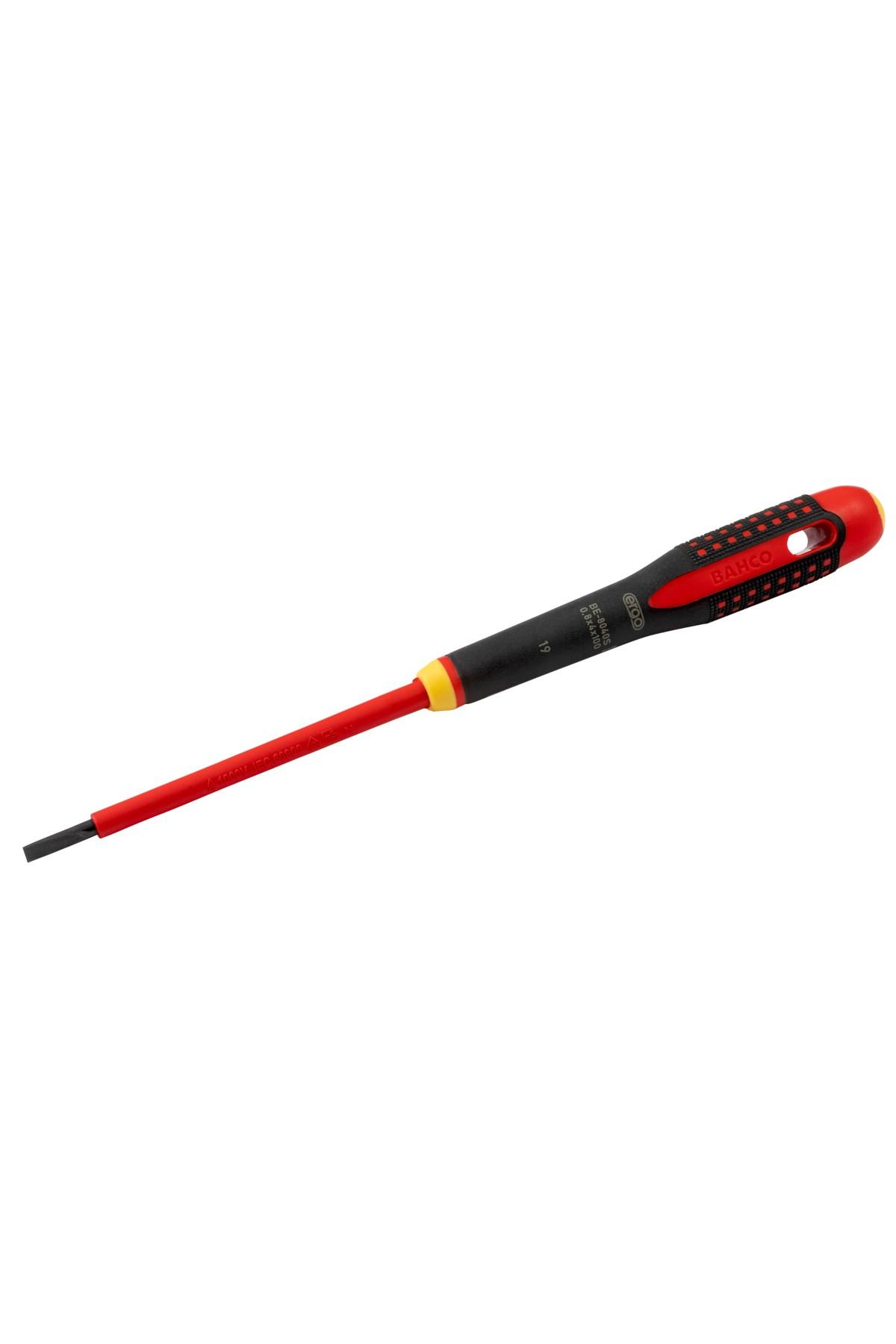ERGO ™ VDE Insulated straight slot screwdriver with 3-component handle 2.5 mm - 12 mm