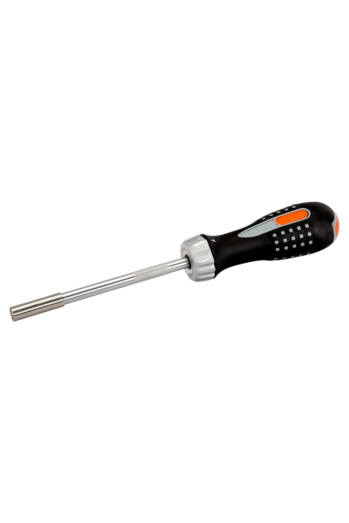 Ratchet screwdriver with bit holder 1/4