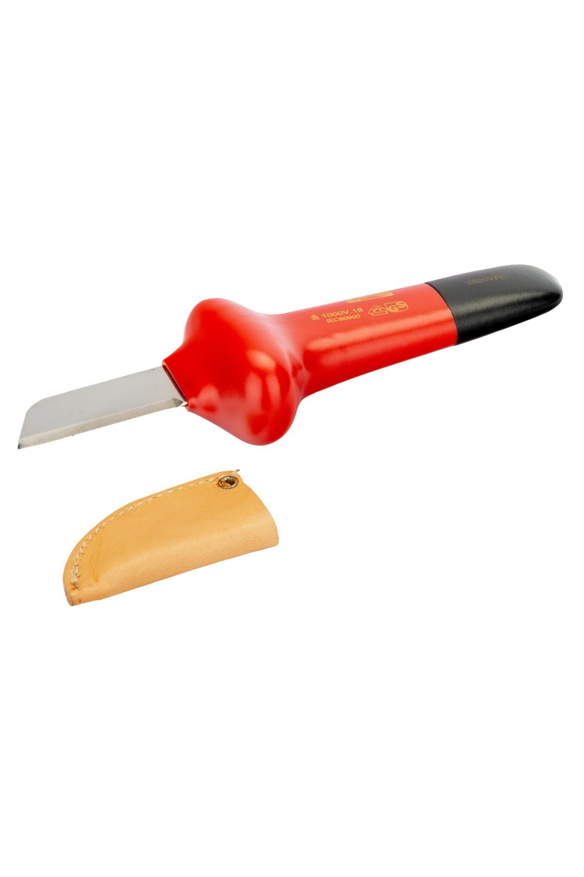 VDE-insulated knife with straight blade