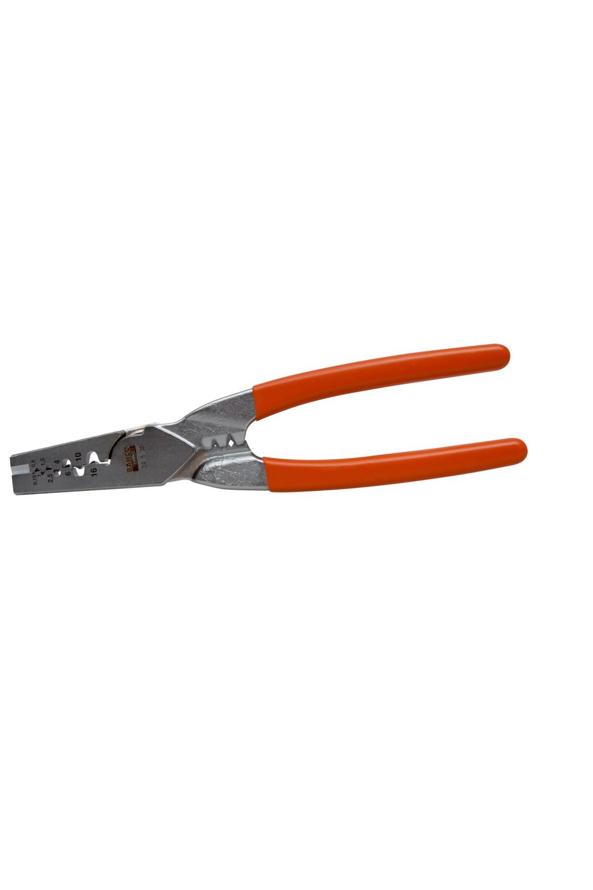 Crimping pliers for cable connectors 0.5-16 mm²