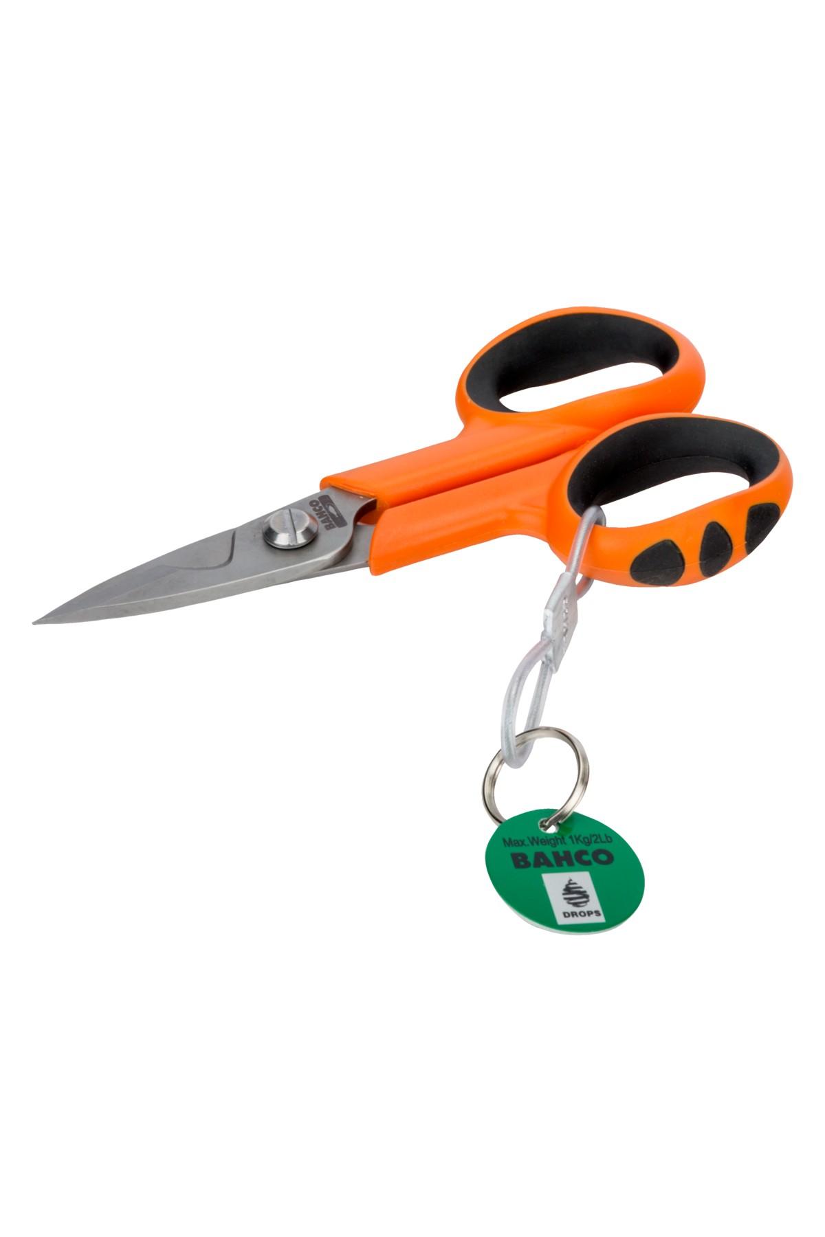 Heavy Duty Electrician's Shears with Safety Cord