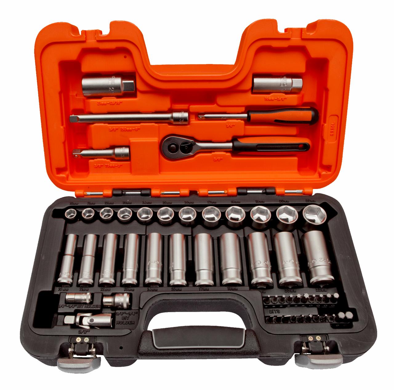 1/4 and 3/8 socket wrench set 33 parts