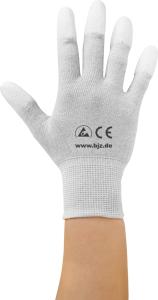 Gloves ESD size 2XL; PU-coated fingertip