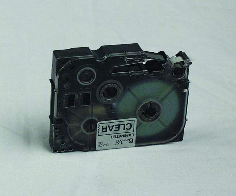Embossing tape: 24mm Black / White