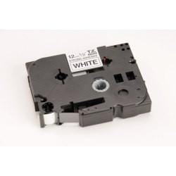 Brother TZe-335 label-making tape White on black