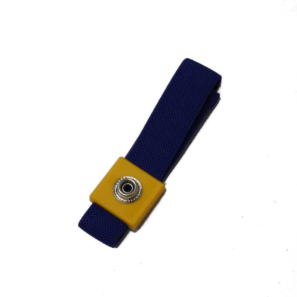 Dark Blue Wristband 10mm male snap stud