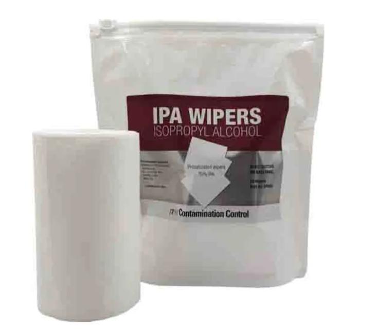 IPA cleaning wipes, Isopropyl 70%, zipper bag with 50 pcs.