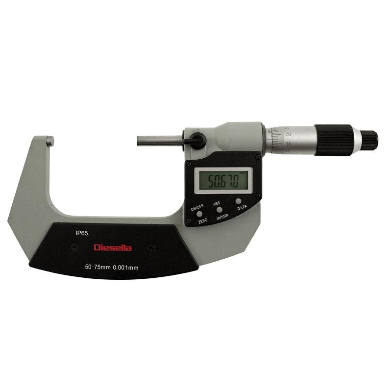 Diesella Digital Micrometer IP65 75-100 x 0,001 mm