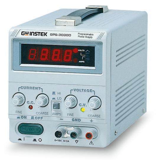 GW power supply 0-30V 0-3A digital