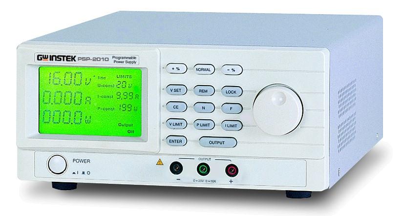 Programmable DC power supply 0-60V / 0-3.5A (200W).
