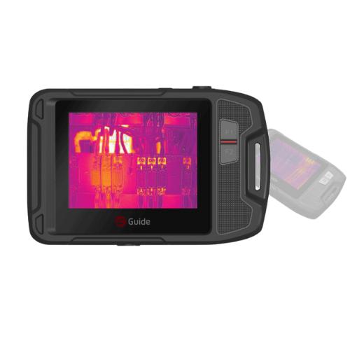 Thermography camera in pocket format pixels 120x90/-20℃-+400℃ w/4GB memory/0.3MP digital camera/WiFi