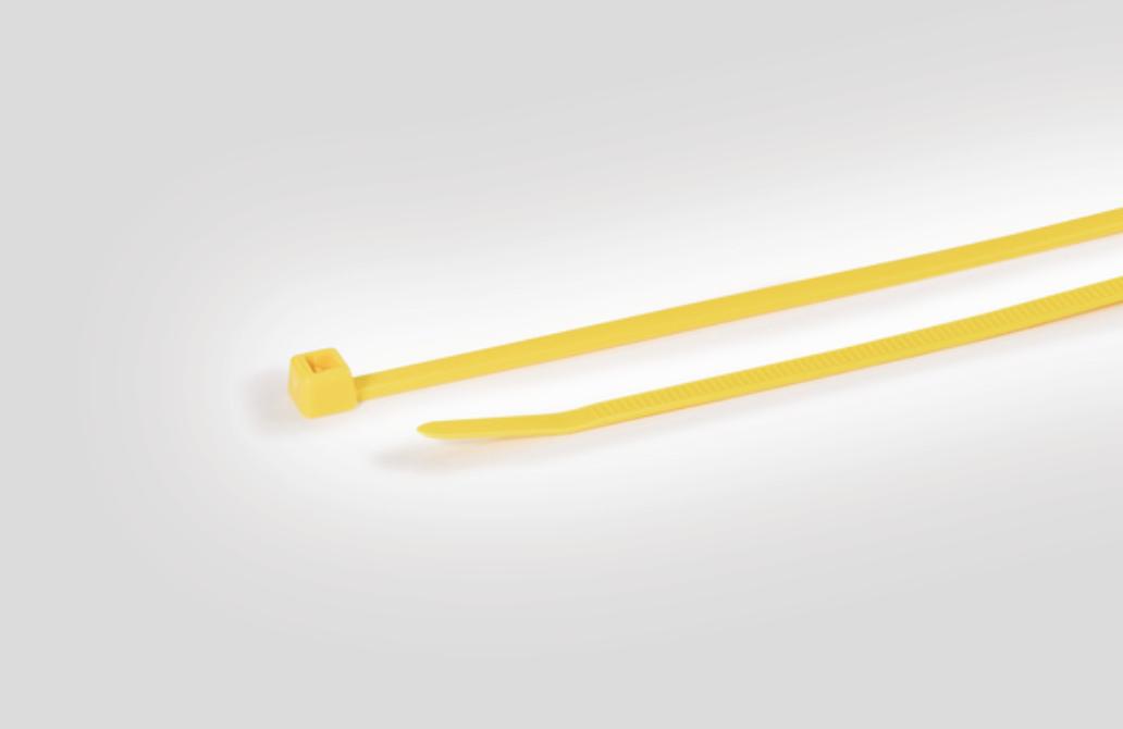 Hellermann Tyton T50R cable tie Polyamide Yellow 100 pc(s)
