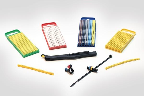 Hellermann Tyton 561-01614 cable organizer Cable markers Black, Yellow 1000 pc(s)